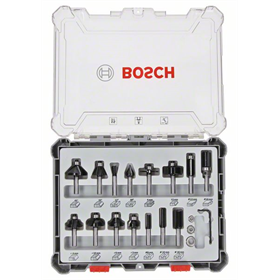 Bosch Fräser-Set 15-teilig 8mm Schaft Bosch 2607017472