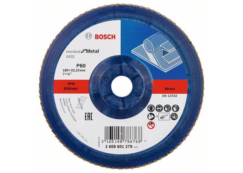 Fächerschleifscheibe X431, Standard for Metal Bosch 2608601279