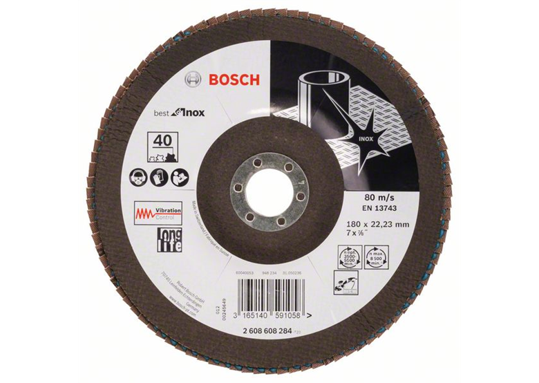 Fächerschleifscheibe X581, Best for Inox Bosch 2608608284