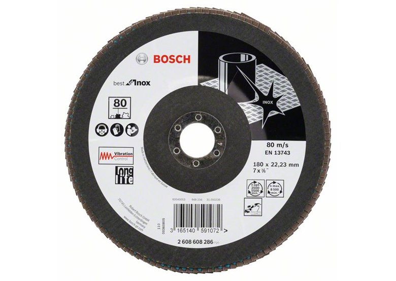 Fächerschleifscheibe X581, Best for Inox Bosch 2608608286