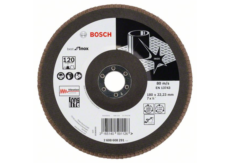 Fächerschleifscheibe X581, Best for Inox Bosch 2608608291