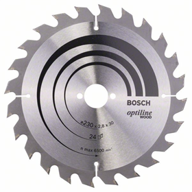 Kreissägeblatt Optiline Wood 230x30mm T24 Bosch 2608640627
