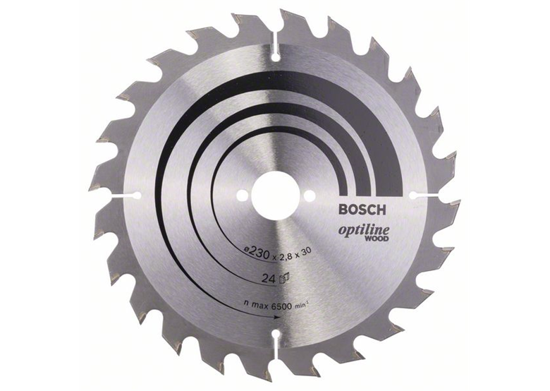 Kreissägeblatt Optiline Wood 230x30mm T24 Bosch 2608640627
