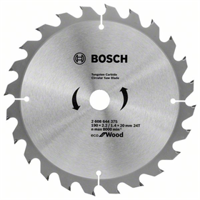 Kreissägeblatt ECO Optiline Wood 190x20mm T24 Bosch 2608644375