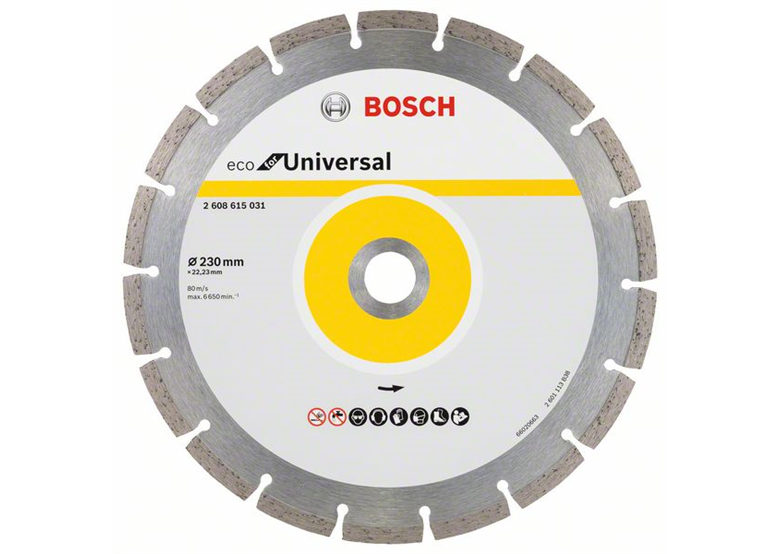 Diamanttrennscheibe   230x22,23mm 10 Stück Bosch ECO for Universal