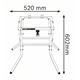 Un­ter­ge­stell/ Arbeitstisch für Tisch­kreis­sä­ge GTS 10 J Bosch GTA 600
