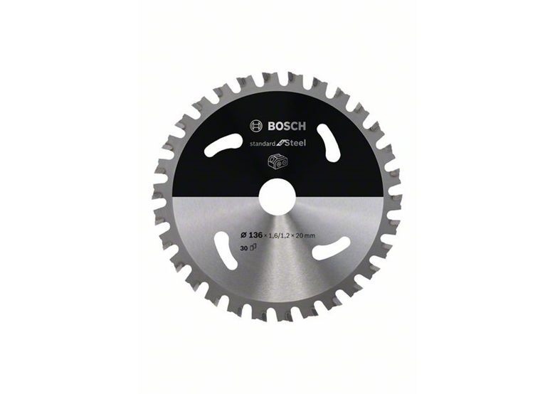 Kreissägeblatt 136x20mm, 30 Bosch Standard for Steel