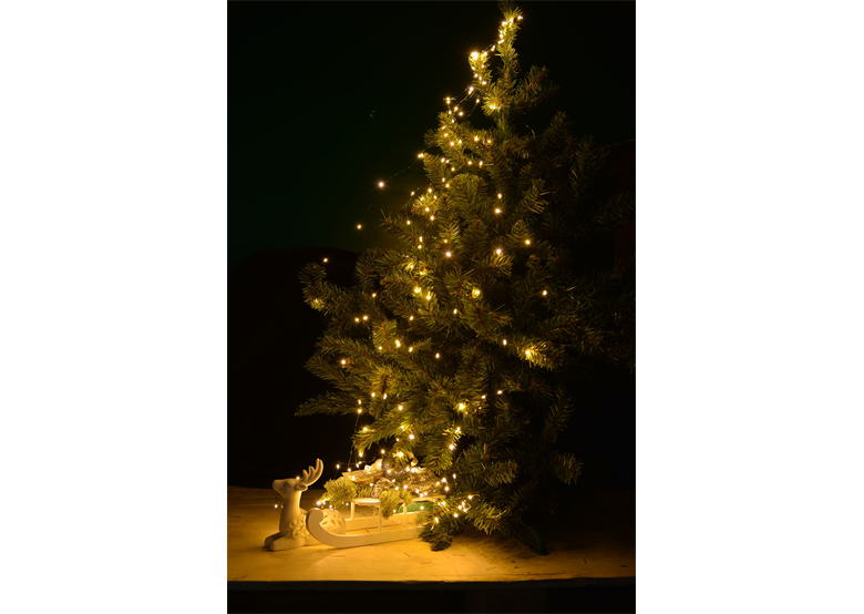 LED-Weihnachtslichterkette warmweiß Bulinex 10-058