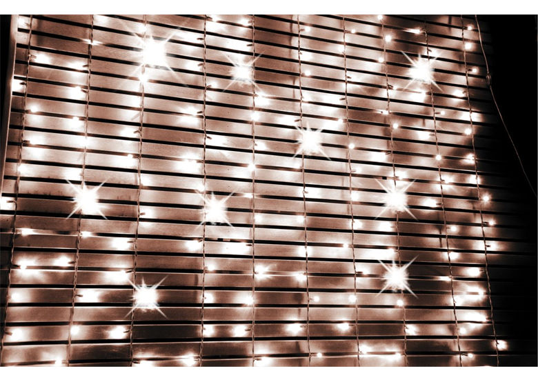 LED-Lichtervorhang für Außen Flash Effekt, weiß Bulinex 38-918