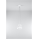 Pendelleuchte DIEGO 3 weiß Sollux Lighting Nickel
