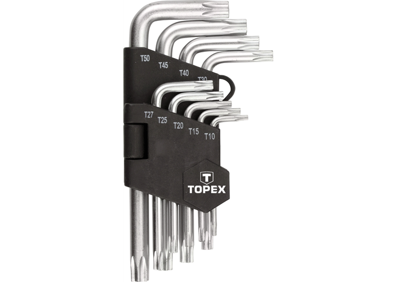 9-tlg. Schlüsselset Torx T10-T50 Topex 35D960