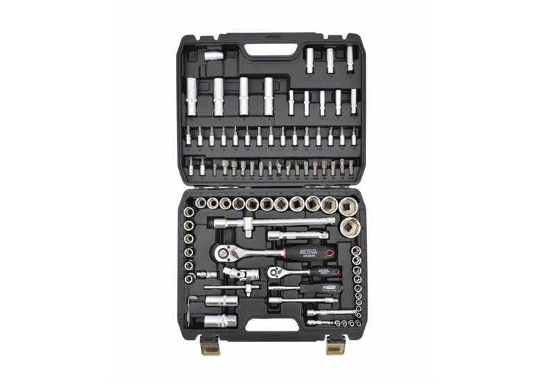 Steckschlüssel 1/2", 1/4", Satz mit 94 Elementen Awtools AW39094BL