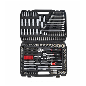 Werkzeug-Set xxl 1/4, 3/8, 1/2  216 Stk. Awtools AW39216BL