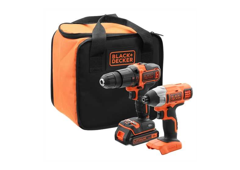 Werkzeugset 18V BlackDecker BCK21S1S 1x1.3Ah