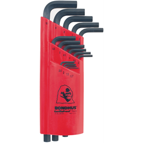 Inbusschraubenset  1,27-10mm (15 Stück) Bondhus BO12195