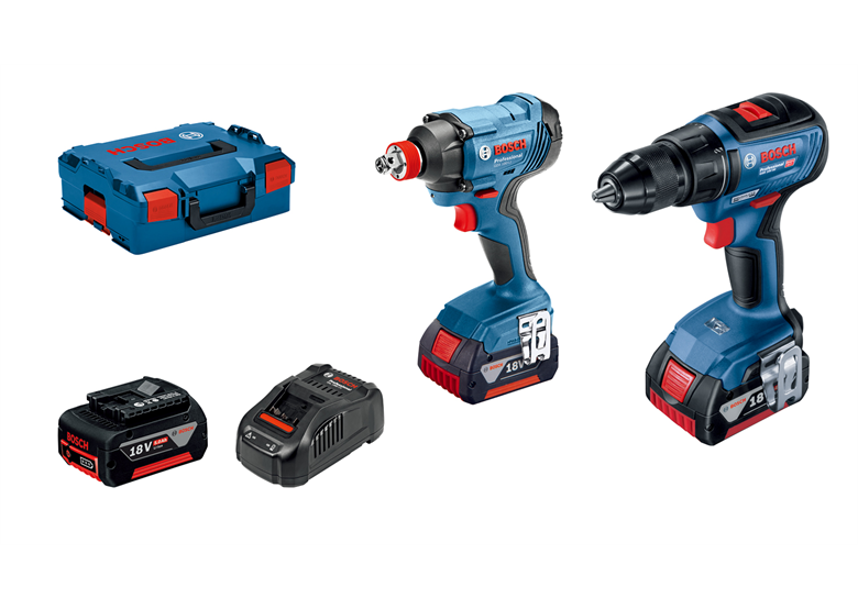 Werkzeugset 18V Bosch 06019G5227 3x5.0Ah