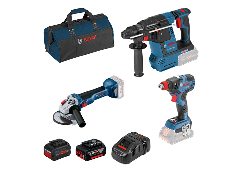 Werkzeugset 18V Bosch 0615990M9F 1x5.0Ah, 1x8.0Ah