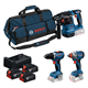 Werkzeugset 18V Bosch 0615A50093 3x5.0Ah