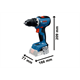 Werkzeugset 18V Bosch 0615A50093 3x5.0Ah