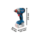 Werkzeugset 18V Bosch 0615A50093 3x5.0Ah