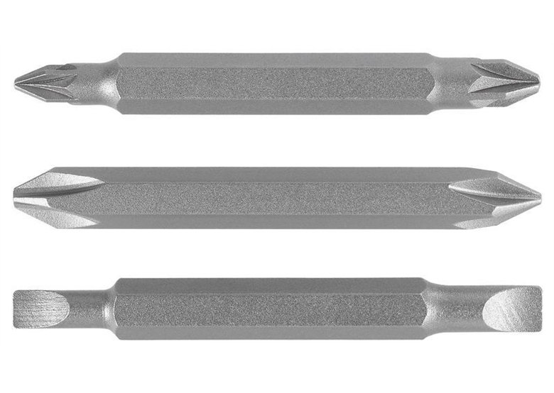 3tlg. Doppelklingen-Set  PH1, PZ1, S 0,6x4,5, PH2, PZ Bosch 2607001745