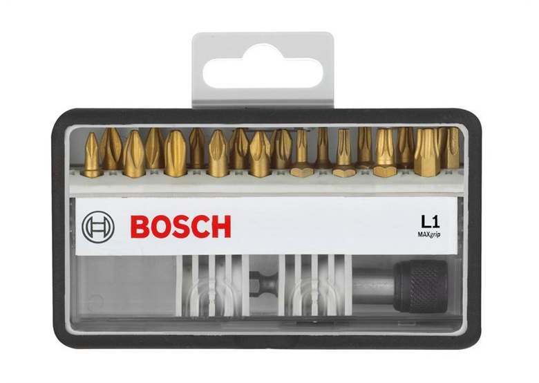 Schrauberbit-Set L Max Grip 18+1-tlg. Bosch 2607002581