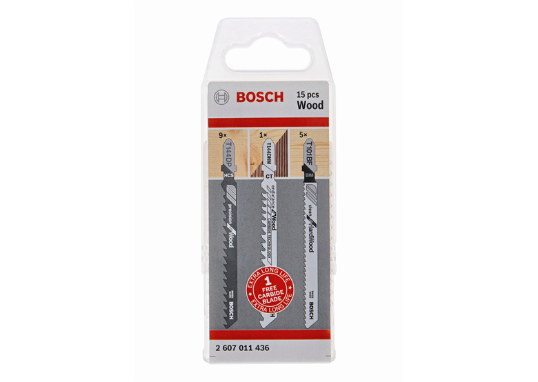 Holzsägeblatt-Set 15tlg. Bosch 2607011436