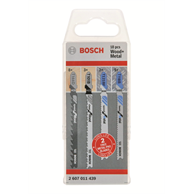 Sägeblatt-Set für Holz und Metall 18-tlg. Bosch 2607011439