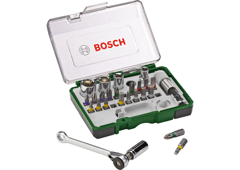 27-teiliges Schrauberbit- und Ratschen-Set Bosch 2607017160