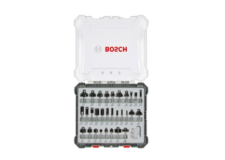 Fräser-Set 1/4" 30 Stck. Bosch 2607017476