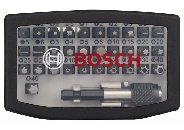 32-teiliger Schraubendreher-Bit-Satz Extra Hard - Professional Bosch 2607017564