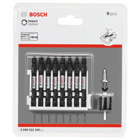 Impact Control Schrauberbit-Set, 9-teilig Bosch 2608522345
