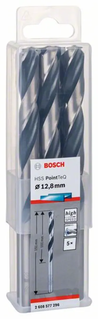 Spiralbohrer HSS PointTeQ 12,8mm Bosch 2608577296