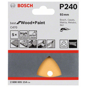 Schleifblatt C470, 5er-Pack Bosch 2608605154