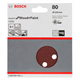 Schleifblatt 125 mm, 80, 5er-Pack Bosch 2608605642