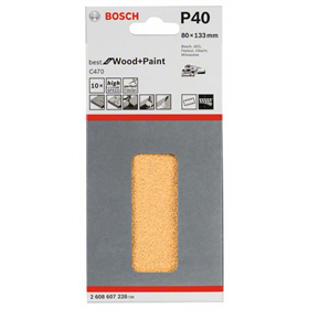 Schleifblatt C470, 10er-Pack Bosch 2608607228