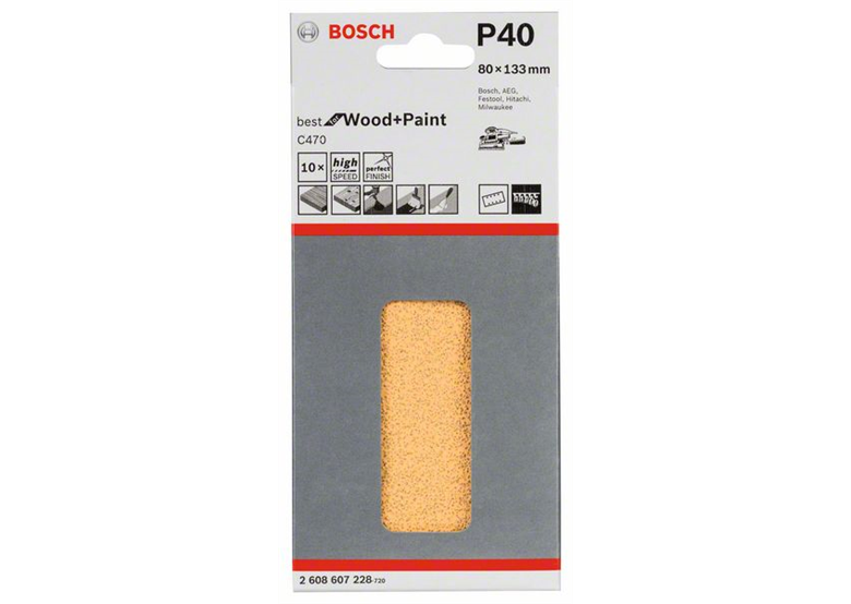 Schleifblatt C470, 10er-Pack Bosch 2608607228