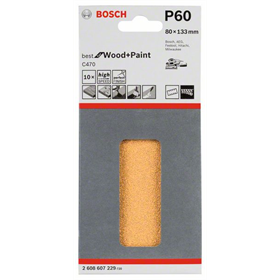 Schleifblatt C470, 10er-Pack Bosch 2608607229
