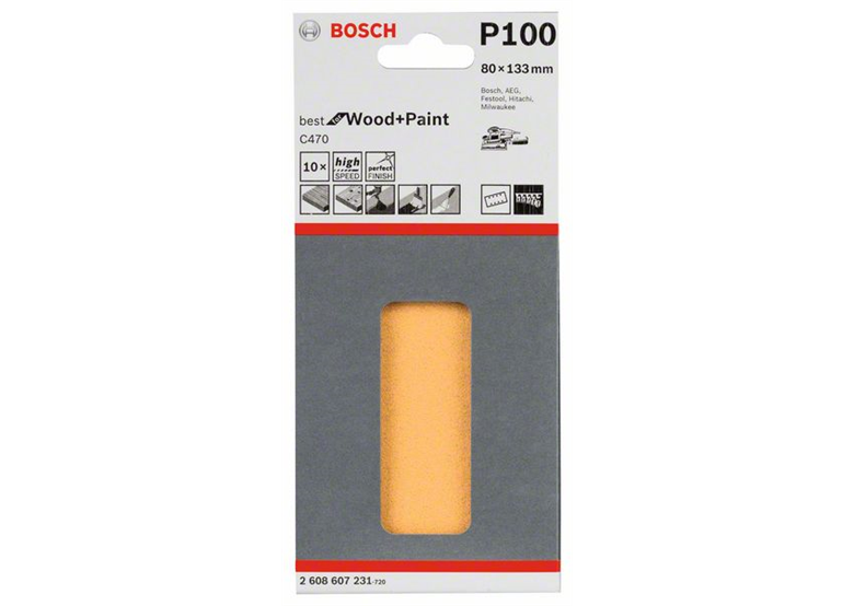 Schleifblatt C470, 10er-Pack Bosch 2608607231