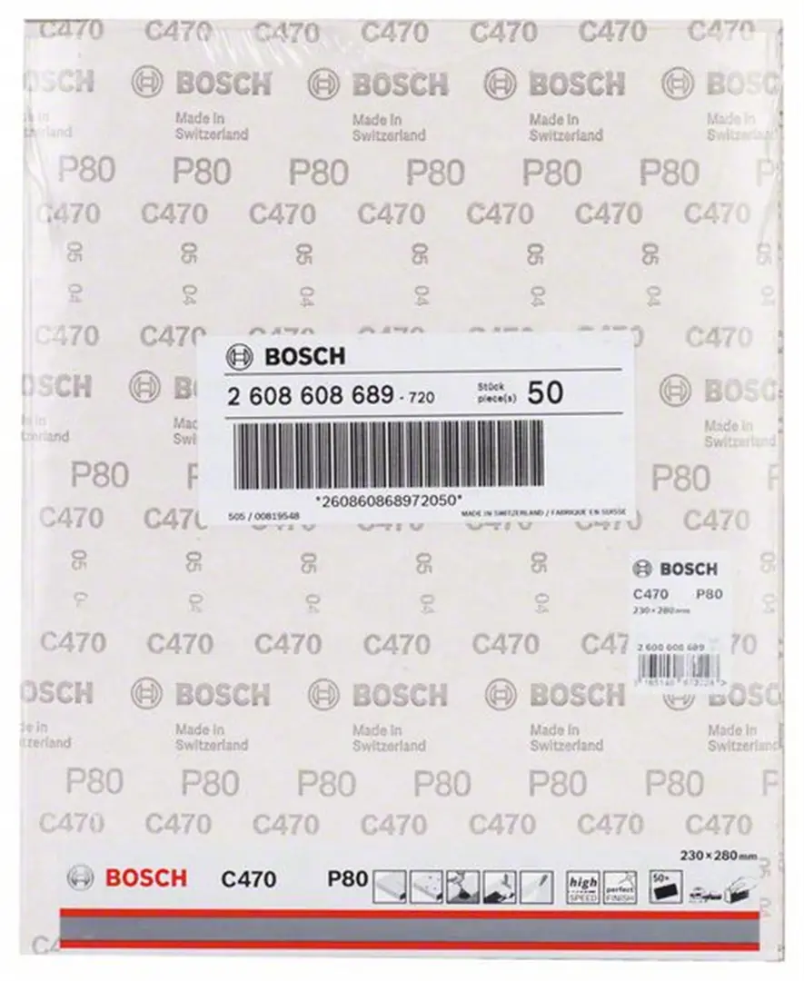 Schleifblatt C470 Bosch 2608608689