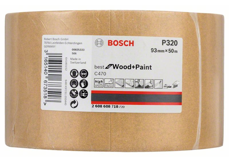 Schleifrolle Papier C470 Bosch 2608608718