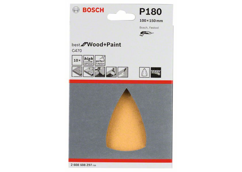 Schleifblatt C470, 10er-Pack Bosch 2608608Z97