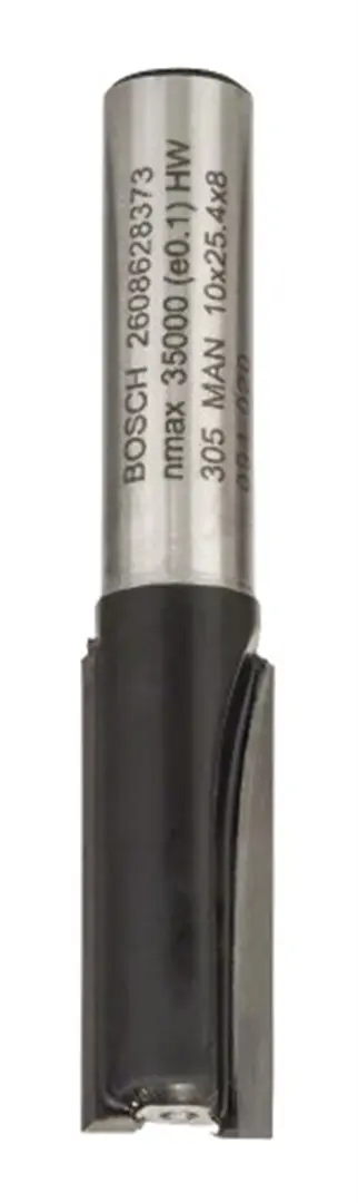 Nutfräser 8 mm, D1 10 mm, L 25,4 mm, G 56 mm Bosch 2608628373