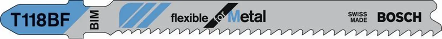 Stichsägeblatt T 118 BF Flexible for Metal Bosch 2608634503