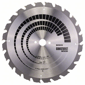 Kreissägeblatt Construct Wood 350x30mm T24 Bosch 2608640692