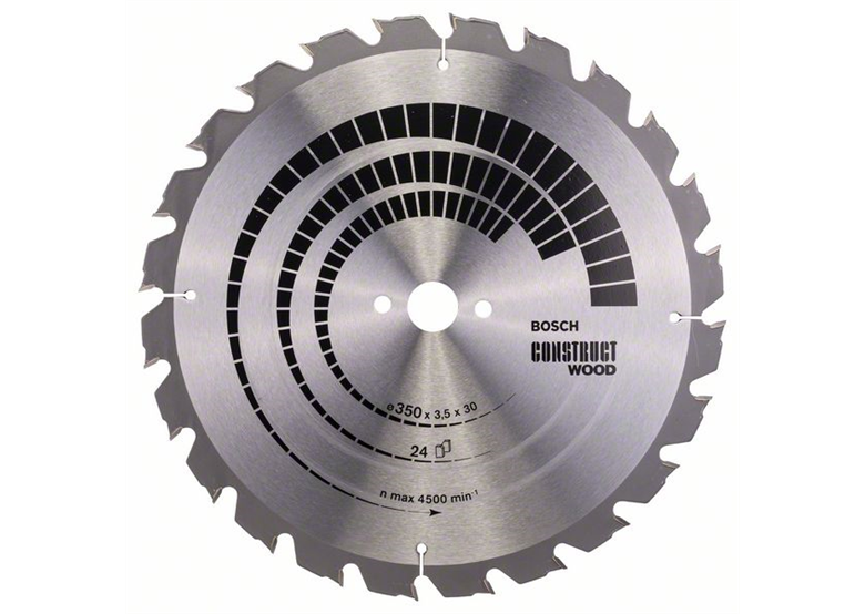 Kreissägeblatt Construct Wood 350x30mm T24 Bosch 2608640692