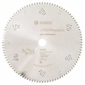 Kreissägeblatt Top Precision Best for Multi Material 305x30mm T96 Bosch 2608642099
