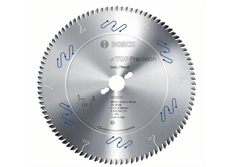 Kreissägeblatt Top Precision Best for Wood 400x30mm T96 Bosch 2608642123