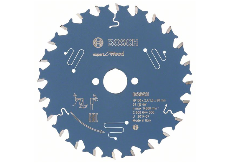 Kreissägeblatt Expert for Wood 130x20mm T24 Bosch 2608644006