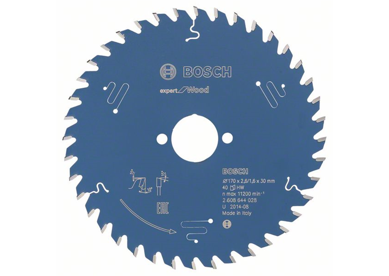 Kreissägeblatt Expert for Wood 170x30mm T40 Bosch 2608644028